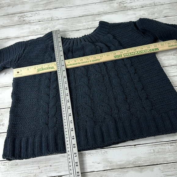 AMERICAN EAGLE crop knit sweater SZ S - Picture 3 of 8